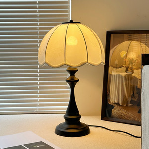 French Vintage <b>Table</b> <b>Lamp</b> Led Warm Light Bedroom Living Room Study Desk <b>Lamp</b> Eye Caring Ambient Lighting - Product Image 4