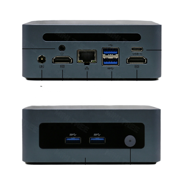 MiniTree New AMD R7 5800U R5 5600H 32GB 2*DDR4 1TB Dual M.2 SSD Support 2*Displays HD 2.0 Desktop Gaming PC WIFI6 BT5.0 Mini PC