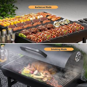Parrilla <span class=keywords><strong>de</strong></span> Carbón para Exteriores con Gran Superficie <span class=keywords><strong>de</strong></span> Cocción y <span class=keywords><strong>Asador</strong></span> Eléctrico - Product Image 6