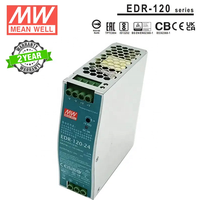 Alimentation à découpage industrielle MeanWell NDR-120/240-24 Série MDR EDR pour montage sur rail DIN, 480W 240W 24V 12V 10A