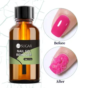 UR SUGAR 3-5 Mins Fast Remover Large Capacity 50ml Organic Magic Liquid Gel Nail Polish Remover for Nails