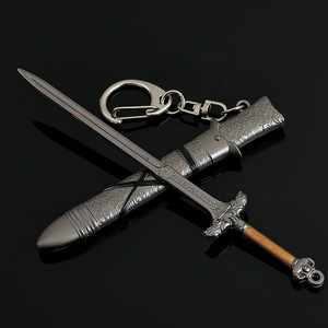 Llavero de Conan, el Bárbaro, con Espada Atlante de 12 cm, Modelo Coleccionable de Aleación de Zinc, Réplica de Arma de 12 cm, Promoción al por Mayor - Product Image 1