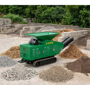 <span class=keywords><strong>Concasseur</strong></span> à percussion mobile sur chenilles UJC503E, petit <span class=keywords><strong>concasseur</strong></span> de roche portable pour le recyclage du béton, entrée 200 mm, sortie 30 mm, capacité 10-20 t/h - Product Image 3