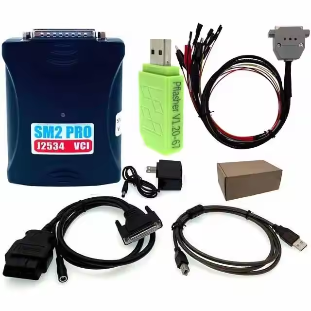 Sm2 Pro J2534 VCI ECU Programmer Flash 67-in-1 PCM Bench Car Diagnostic Code Reader with 1 Year Warranty US Plug