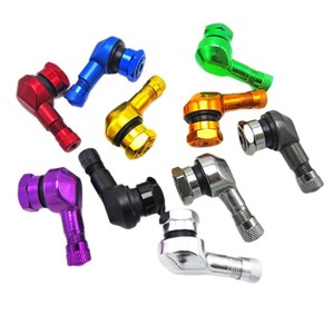 工場直販オートバイ電気自動車CNC改造タイヤアルミ合金90 ° NCY漏れ防止バルブ - Product Image 1