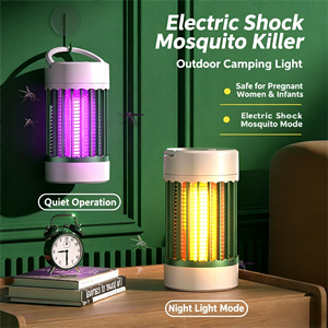 โคมไฟกำจัดยุง ชาร์จ USB ไฟ LED เป็นมิตรกับสิ่งแวดล้อมแบบพกพาเครื่องดักแมลงเครื่องดักแมลงวันกำจัดแมลงบ้านทำความสะอาดง่าย 20 ม - Product Image 3