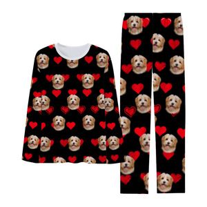 Impression à <span class=keywords><strong>la</strong></span> demande deux pièces Long Style hommes vêtements <span class=keywords><strong>de</strong></span> maison pyjamas ensemble Polyester <span class=keywords><strong>nuit</strong></span> vêtements <span class=keywords><strong>de</strong></span> <span class=keywords><strong>nuit</strong></span> confortable doux pyjamas - Product Image 3