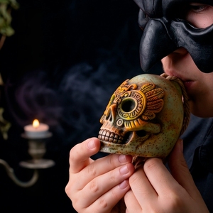 Hot Selling Aztec Death <b>Whistle</b> Screaming Sound Decompression Novelty Toy Outdoor Survival <b>Whistle</b> - Product Image 6