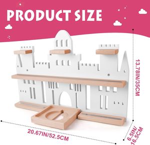 Etagère Tonie pour jusqu'à 33 figurines Tonie-étagère Toniebox à Motif nuage 40x55x19 cm pour enfants garçons et filles - Product Image 5
