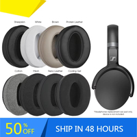 Bantalan telinga pengganti untuk Sennheiser HD 450BT 458BT 300 430 420 400S 350BT Aksesori Headphone bantalan telinga penutup busa memori