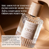 GUCOR 002 50ml Parfum Femme Chypré fruité avec poire anglaise Freesia et épices importées Parfum Chypré français Spray pour le corps