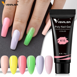 Venalisa-esmalte de <span class=keywords><strong>uñas</strong></span> en Gel, polvo acrílico, purpurina, poligel, 15ml - Product Image 5