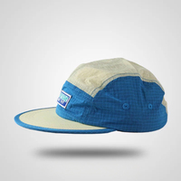 Casquette 5 panneaux en nylon tissé personnalisée OEM, imperméable et respirante, légère, pour sports de plein air, voyage, décontractée, camping, mode