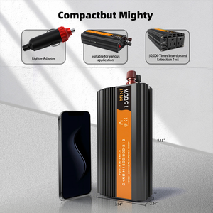 Onduleur Automobile 500W 1000W 1500W Monophasé Basse Fréquence à Onde Sinusoïdale Modifiée CC vers CA 12V <span class=keywords><strong>24V</strong></span> vers 110V 220V, Convertisseur OEM - Product Image 4