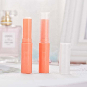 Empty 4ml matte purple tube Matte PP lip balm container Screw cap cosmetic tube Purple cosmetic use tube - Product Image 5
