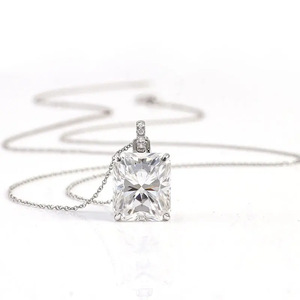 Collana Geometrica Quadrata con Micro Pavé per Donne, Gioielli Minimalisti alla Moda - Product Image 6