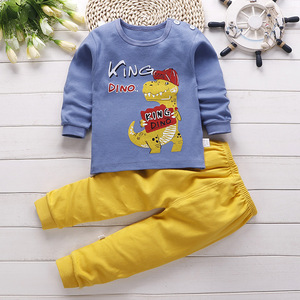 Vêtements de nuit pour enfants en coton, pyjamas d'hiver en gros, pyjama 2 pièces pour bébé - Product Image 4