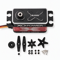 Servo Digital CNC sin Escobillas Programable XQ POWER BLS348 de 48KG y 70g, 0.09s, Bajo Perfil, Engranaje de Acero, Alta Precisión, Motor Servo RC
