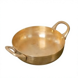 Handcrafted <b>Copper</b> <b>Sauce</b> <b>Pan</b> with Side Handles 1-2L Capacity Portable Minimalist Design for Gas & Induction Cookers - Product Image 1