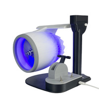 Nouvel humidificateur de ventilateur Vortex de bureau créatif avec alimentation USB à lumière rouge adapté à la conception de flamme de queue de maison