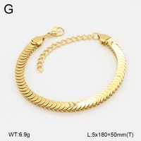 Pulseras de Cadena de Eslabones Ovalados de Acero Inoxidable de Lujo, Chapadas en Oro de 18K, con Acabado Pulido, Resistentes al Deslustre, Joyería con Dijes