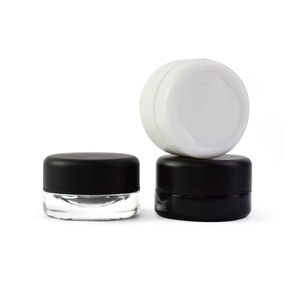 Emballage de crème pour les yeux 5ml Concentré Pot en verre UV noir - Product Image 1