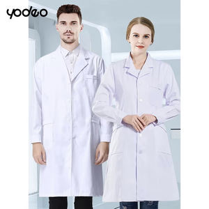 เสื้อโค้ทใส่ทำ<span class=keywords><strong>งาน</strong></span>แขนยาวสีขาวสำหรับผู้ชาย, เสื้อโค้ทใส่ทำ<span class=keywords><strong>งาน</strong></span>เสื้อ<span class=keywords><strong>โค</strong></span>้ทผ้าฝ้ายโพลีเอสเตอร์สำห<span class=keywords><strong>ร</strong></span>ับนักเ<span class=keywords><strong>ร</strong></span>ียนแพทย์ - Product Image 2