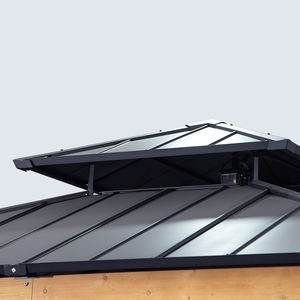 Gazebo extérieur de jardin extérieur de patio en bois de MIA avec le toit en métal - Product Image 5