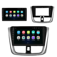 Navigateur GPS Android 10 pour Yaris L Vios 2016-2019, écran tactile pour lecteur multimédia, GPS mondial, Wi-Fi intégré, caméra de recul