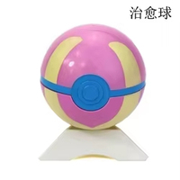Vente en gros de Pokéballs 3D gravées avec de petits monstres géants, de haute qualité, en plastique cristallin, 5/7 cm, décoration et objets de collection
