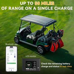 Batterie au lithium 48V 105Ah pour voiturettes de golf, véhicules utilitaires, plateformes élévatrices et équipements industriels avec BMS - Product Image 2