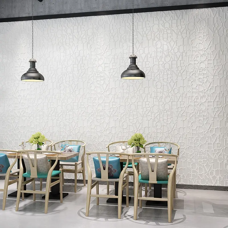 New design foam wall stickers 3d ceiling wallpaper 3d mural wallpaper modern