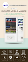 Distributeur automatique commercial combiné boissons froides et en-cas avec écran tactile pour bureau et hôtel