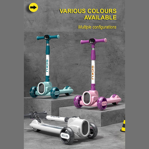 Vente en gros de trottinettes à patins en 1 tricycle trottinettes à 3 roues pour enfants et garçons - Product Image 5