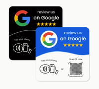 Base NFC para reseñas de Google, Soporte NFC personalizado, Soporte NFC de acrílico, Soporte NFC para reseñas de Google, Soporte NFC para tarjetas NFC de reseñas de Google
