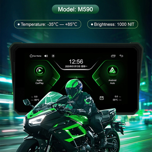 M590 <span class=keywords><strong>Moto</strong></span> <span class=keywords><strong>GPS</strong></span> 6 Pouces Tpms <span class=keywords><strong>Moto</strong></span> Navigation Étanche Apple Carplay Écran D'affichage Portable <span class=keywords><strong>Moto</strong></span> Android Auto - Product Image 3
