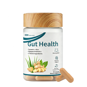 Cápsulas para la Salud Intestinal de Marca Privada OEM con Probióticos, Cúrcuma y Aloe, para Vendedores de Amazon FBA, Cumple con COA y Pruebas de Terceros - Product Image 1