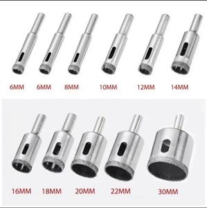 Prêt à expédier, marque GREE, jeu de forets à trous diamantés électro-plaqués de 10 mm, longueur totale de 50 mm, garantie 1 an, pour le perçage - Product Image 2