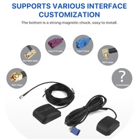 Antenne GPS GNSS pour véhicule automobile 1575.42MHz, antenne de communication active/passive avec câble RG174 de 3 mètres, antenne GPS