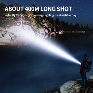 2025 New mẫu miễn phí cao lumens siêu sáng IP66 không thấm nước Zoomable USB sạc <span class=keywords><strong>Torch</strong></span> ánh sáng Led đèn pin - Product Image 6