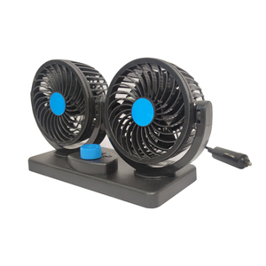 Ventilateur de tableau de bord universel Oumeite 12V DC/24V pour camion, compatible USB/adaptateur, double tête, refroidissement par air, turbo, pour voiture - Product Image 5
