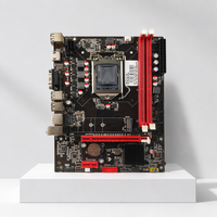 PCWINMAX H61 Chipset Micro ATX LGA1155 Motherboard Grosir untuk Prosesor Generasi ke-3 GDDR3 Mainboard Desktop