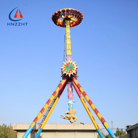 Manège à bascule géant d'extérieur, modèle à bascule pendulaire, en acier et PRV, avec angle de balancement de 220° et capacité supérieure à 500 kg, importé de Chine, meilleure vente