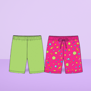 Pantalones cortos de motociclista para niña, hechos a mano para un uso acogedor y un estilo flexible que brindan practicidad y un aspecto moderno - Product Image 4