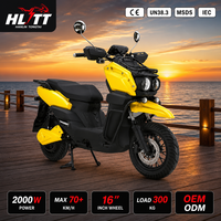 Moto électrique 2000W 72V avec batterie au lithium, homologuée CE, vitesse maximale de 70 km/h, scooter électrique de course pour adultes