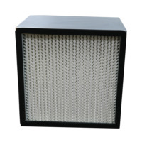 Filtre HEPA terminal pour salle blanche de transformation alimentaire avec séparateur, unité de filtration d'air haute performance