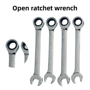 El último fabricante al por mayor llave de reparación de automóviles Llave de trinquete de doble propósito de cabeza fija métrica general - Product Image 2
