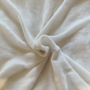 Wholesale 100% Orange Velvet Fabric for Dresses Clothes & Costumes Craft Bows Scrunchies Bags & Car Accessories - Product Image 1