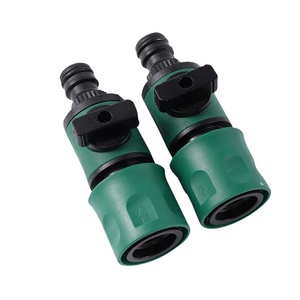 Conector rápido de estilo europeo con interruptor para rociadores de jardín y conector de manguera de plástico para pistola de agua del fabricante - Product Image 4