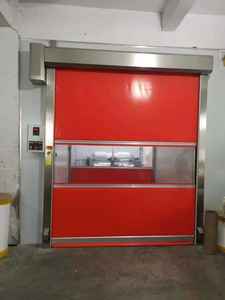 <span class=keywords><strong>Porte</strong></span> rapide à enroulement rapide en PVC avec cadre en acier inoxydable 304 à fermeture automatique pour entrepôts et entrées <span class=keywords><strong>d</strong></span>'usines - Product Image 2